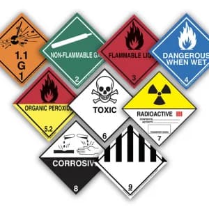 Chemical Barrel Labels and BS5609 Certification