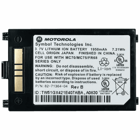 Zebra Motorola MC70/MC75 1X Lİ-LON 1950 mAh Pil